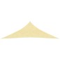 vidaXL Vela Parasole 160 g/m² Beige 3,5x3,5x4,9 m in HDPE vidaXL Vela Parasole 160 g/m² Beige 3,5x3,5x4,9 m in HDPE