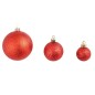 vidaXL Set Palline di Natale 100 pz 3/4/6 cm Rosse vidaXL Set Palline di Natale 100 pz 3/4/6 cm Rosse