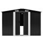 vidaXL Casetta da Giardino 257x580x181 cm in Metallo Antracite