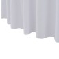 vidaXL Copertura Elastica per Tavolo con Gonna 2 pz 180x74cm Bianco vidaXL Copertura Elastica per Tavolo con Gonna 2 pz 180x74cm Bianco