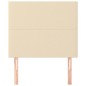 Testiera 2 pz Crema 90x5x78/88 cm in Tessuto Testiera 2 pz Crema 90x5x78/88 cm in Tessuto