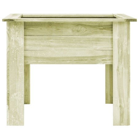 vidaXL Fioriera Rialzata Giardino Piedini 100x80x80cm Legno Impregnato