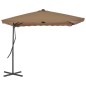 vidaXL Ombrellone da Esterni con Palo in Acciaio 250x250cm Talpa vidaXL Ombrellone da Esterni con Palo in Acciaio 250x250cm Talpa