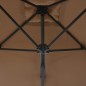 vidaXL Ombrellone da Esterni con Palo in Acciaio 250x250cm Talpa vidaXL Ombrellone da Esterni con Palo in Acciaio 250x250cm Talpa