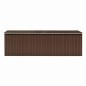 vidaXL Casetta da Giardino 257x580x181 cm in Metallo Marrone