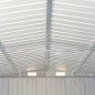vidaXL Casetta da Giardino 257x580x181 cm in Metallo Marrone