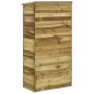 vidaXL Capanno per Attrezzi in Legno di Pino 85x48x177 cm vidaXL Capanno per Attrezzi in Legno di Pino 85x48x177 cm