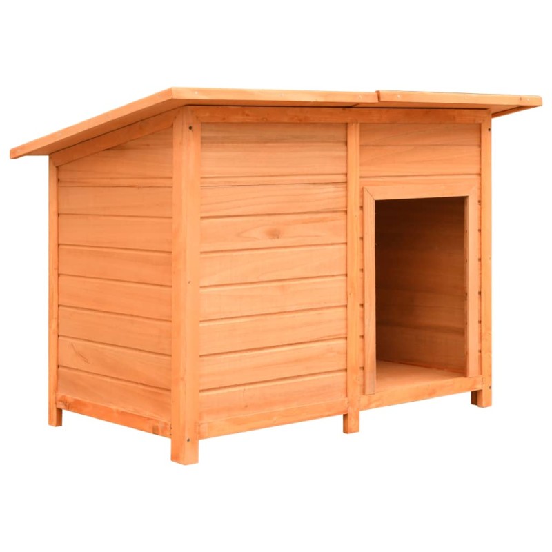 vidaXL Cuccia per Cani in Legno di Pino e Abete 120x77x86 cm vidaXL Cuccia per Cani in Legno di Pino e Abete 120x77x86 cm