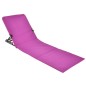 HI Sedia a Stuoia da Spiaggia Pieghevole PVC Rosa HI Sedia a Stuoia da Spiaggia Pieghevole PVC Rosa