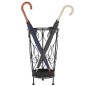 vidaXL Portaombrelli Stile Vintage Metallo 26x46 cm Nero vidaXL Portaombrelli Stile Vintage Metallo 26x46 cm Nero