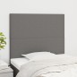 Testiera 2 pz Grigio Scuro 80x5x78/88 cm in Tessuto Testiera 2 pz Grigio Scuro 80x5x78/88 cm in Tessuto