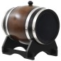 vidaXL Barilotto di Vino con Spina in Legno Massello di Pino 6 L vidaXL Barilotto di Vino con Spina in Legno Massello di Pino 6 L