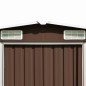 vidaXL Casetta da Giardino 257x489x181 cm in Metallo Marrone vidaXL Casetta da Giardino 257x489x181 cm in Metallo Marrone