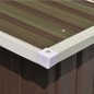 vidaXL Casetta da Giardino 257x489x181 cm in Metallo Marrone vidaXL Casetta da Giardino 257x489x181 cm in Metallo Marrone