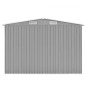 vidaXL Casetta da Giardino 257x580x181 cm in Metallo Grigio vidaXL Casetta da Giardino 257x580x181 cm in Metallo Grigio