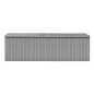 vidaXL Casetta da Giardino 257x580x181 cm in Metallo Grigio vidaXL Casetta da Giardino 257x580x181 cm in Metallo Grigio