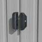 vidaXL Casetta da Giardino 257x580x181 cm in Metallo Grigio vidaXL Casetta da Giardino 257x580x181 cm in Metallo Grigio