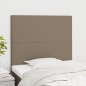 Testiera 2 pz Tortora 80x5x78/88 cm in Tessuto Testiera 2 pz Tortora 80x5x78/88 cm in Tessuto