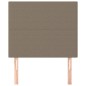 Testiera 2 pz Tortora 80x5x78/88 cm in Tessuto Testiera 2 pz Tortora 80x5x78/88 cm in Tessuto