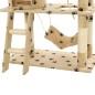 vidaXL Albero per Gatti e Tiragraffi Sisal 140 cm Zampe Stampate Beige vidaXL Albero per Gatti e Tiragraffi Sisal 140 cm Zampe Stampate Beige