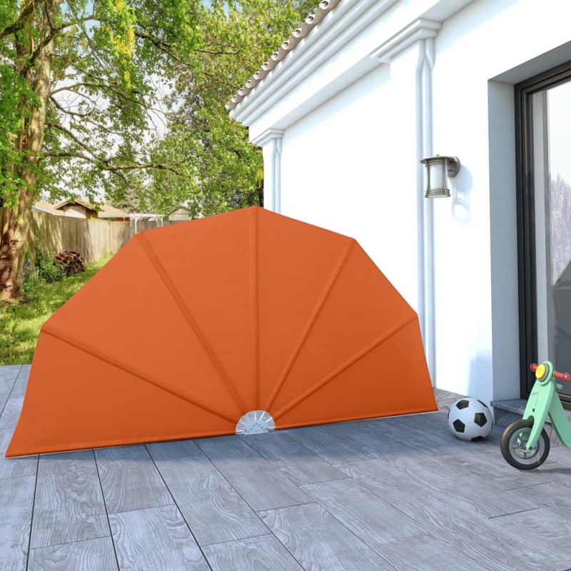 vidaXL Tenda Laterale per Terrazza Pieghevole Terracotta 160 cm vidaXL Tenda Laterale per Terrazza Pieghevole Terracotta 160 cm