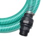 vidaXL Tubo di Aspirazione con Connettori 7 m 22 mm Verde vidaXL Tubo di Aspirazione con Connettori 7 m 22 mm Verde