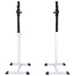vidaXL Stazione per Squat con Bilanciere e Set di Manubri da 60,5 kg