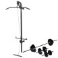 vidaXL Macchina da Parete con Bilanciere e Set Manubri 30,5 kg vidaXL Macchina da Parete con Bilanciere e Set Manubri 30,5 kg