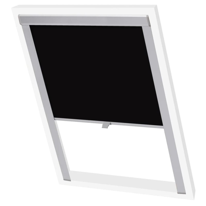 vidaXL Tenda a Rullo Oscurante Nera MK08 vidaXL Tenda a Rullo Oscurante Nera MK08