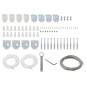 vidaXL Set di Accessori di Montaggio 81 pz per Tenda da Sole vidaXL Set di Accessori di Montaggio 81 pz per Tenda da Sole