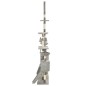 vidaXL Albero per Gatti con Tiragraffi in Sisal 230-250 cm Grigio