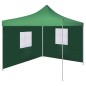 vidaXL Tenda Pieghevole con 2 Pareti 3x3 m Verde vidaXL Tenda Pieghevole con 2 Pareti 3x3 m Verde