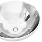 vidaXL Lavandino 32,5x14 cm in Ceramica Argento