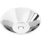 vidaXL Lavandino 42x14 cm in Ceramica Argento