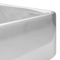 vidaXL Lavandino con Foro per Rubinetto 48x37x13,5 cm Ceramica Argento vidaXL Lavandino con Foro per Rubinetto 48x37x13,5 cm Ceramica Argento