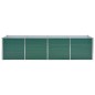 vidaXL Letto Rialzato Giardino in Acciaio Zincato 320x80x77 cm Verde vidaXL Letto Rialzato Giardino in Acciaio Zincato 320x80x77 cm Verde