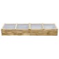 vidaXL Serra in Legno di Pino Impregnato 200x50x35 cm vidaXL Serra in Legno di Pino Impregnato 200x50x35 cm