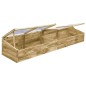 vidaXL Serra in Legno di Pino Impregnato 200x50x35 cm vidaXL Serra in Legno di Pino Impregnato 200x50x35 cm