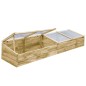 vidaXL Serra in Legno di Pino Impregnato 200x50x35 cm vidaXL Serra in Legno di Pino Impregnato 200x50x35 cm