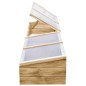 vidaXL Serra in Legno di Pino Impregnato 200x50x35 cm vidaXL Serra in Legno di Pino Impregnato 200x50x35 cm