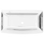 vidaXL Lavandino 71x38x13,5 cm in Ceramica Argento vidaXL Lavandino 71x38x13,5 cm in Ceramica Argento