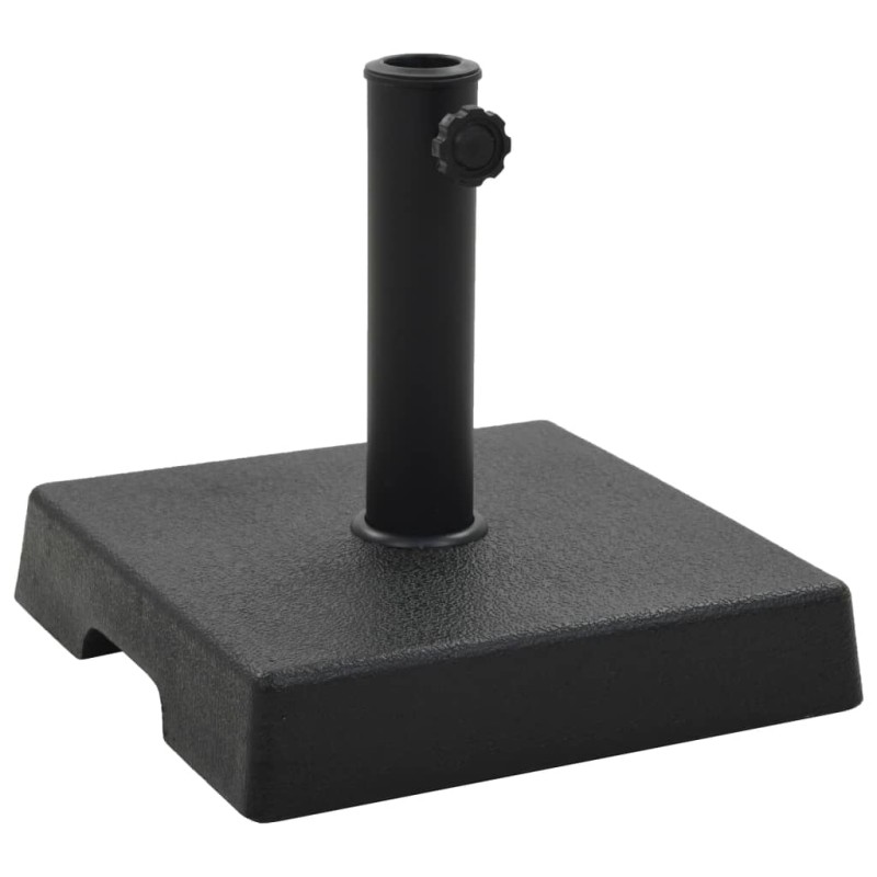 vidaXL Base per Parasole Quadrata in Poliresina 8 kg Nera vidaXL Base per Parasole Quadrata in Poliresina 8 kg Nera