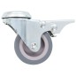 vidaXL Ruote Girevoli con Foro per Bulloni 4 pz 50 mm vidaXL Ruote Girevoli con Foro per Bulloni 4 pz 50 mm