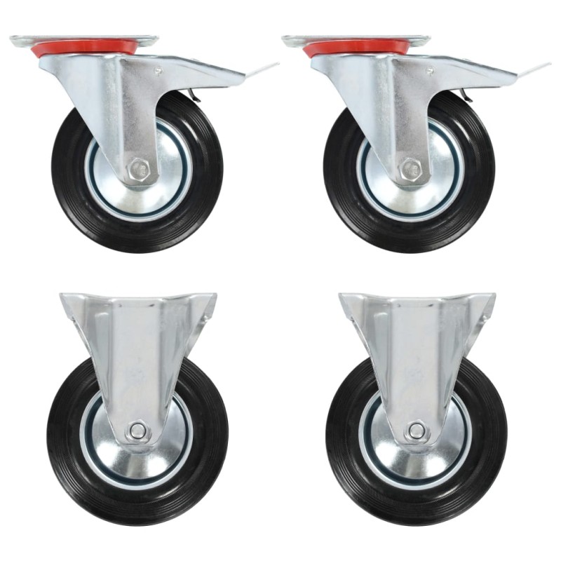 vidaXL Rotelle 4 pz 160 mm vidaXL Rotelle 4 pz 160 mm