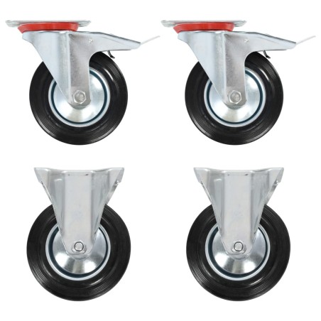 vidaXL Rotelle 4 pz 160 mm