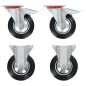 vidaXL Rotelle 4 pz 160 mm vidaXL Rotelle 4 pz 160 mm