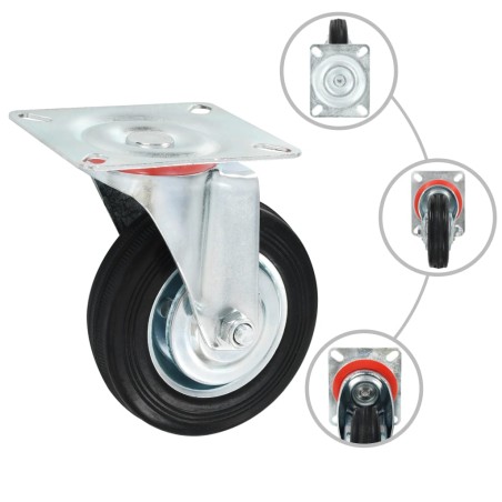 vidaXL Rotelle Girevoli 4 pz 100 mm
