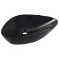 vidaXL Lavandino 58,5x39x14 cm in Ceramica Nero vidaXL Lavandino 58,5x39x14 cm in Ceramica Nero