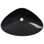 vidaXL Lavandino 58,5x39x14 cm in Ceramica Nero vidaXL Lavandino 58,5x39x14 cm in Ceramica Nero