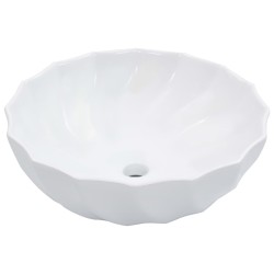 vidaXL Lavandino 46x17 cm in Ceramica Bianco